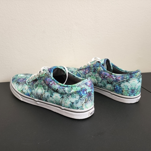 Vans Off The Wall Multicolor Floral Print Sneaker Shoes Women's Size 9 - Picture 4 of 10